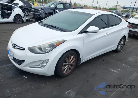 2015 Hyundai Elantra Se из США, поврежденный, VIN 5NPDH4AE1FH584383